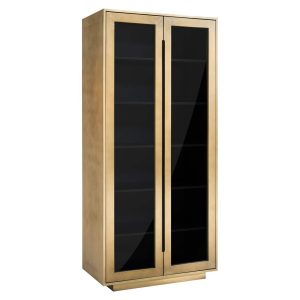 7891 - Cabinet Finsbury 2-doors (Black/gold)