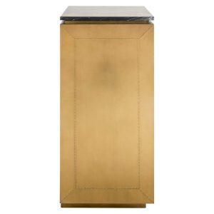 7892 - Sideboard Finsbury 2-doors (Black/gold)