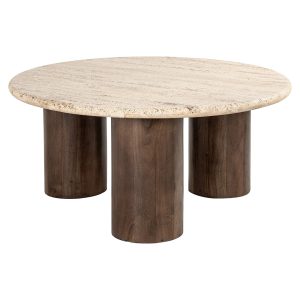 7931 - Coffee table Douglas 90Ø (Brown)