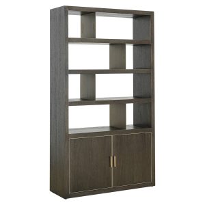 7951 - Display cabinet Rivertree 3-shelves 2-doors (Brown)