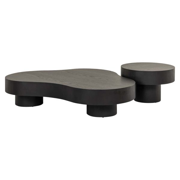 7953 - Coffee table Bogor set of 2 dark coffee (Dark coffee)