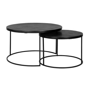 825073 - Coffee table Bolder set of 2  (Black)