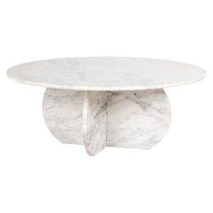 825223 - Coffee table Holmes 90Ø (White)