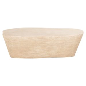 8678 - Coffee table Fictus 125 faux travertine (Beige)