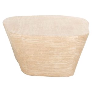 8678 - Coffee table Fictus 125 faux travertine (Beige)