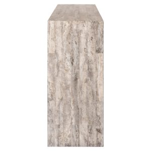 8682 - Console La Rague natural grey travertine (Grijs)