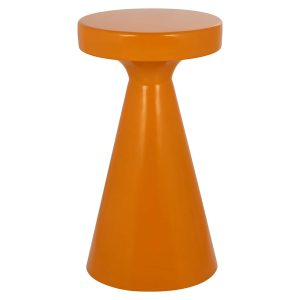 8828 - End table Kimble dark orange big 30Ø