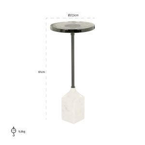 8834 - End table Aurora 27Ø