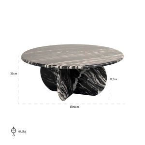 8845 - Coffee table Bancroft (Black)