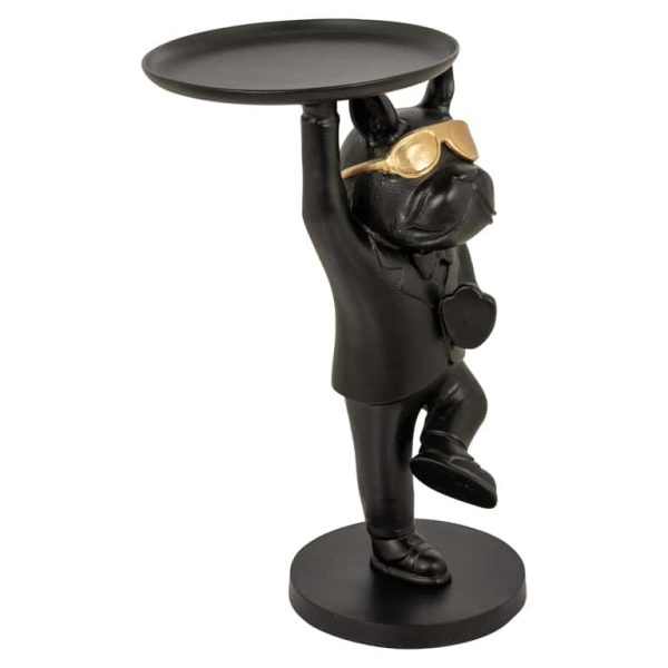 8849 - End table Bullie (Black/gold)