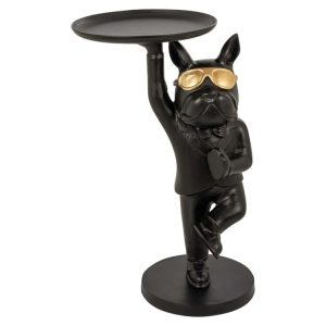 8849 - End table Bullie (Black/gold)