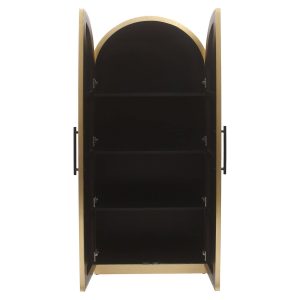 8870 - Cabinet Les Arcs 2-doors (Brushed Gold)