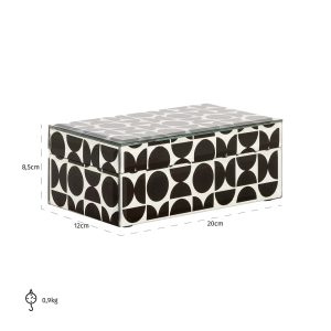 -JB-0067 - Storage Box Vivian small (Black)