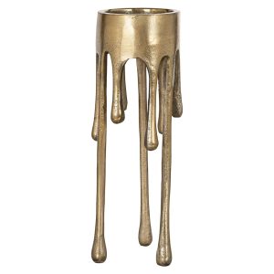 -KA-0206 - Candle holder Lorin small (Brushed Gold)