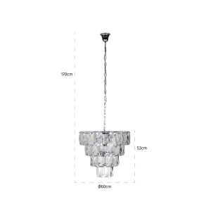 -HL-0104 - Chandelier Wyne (Silver)