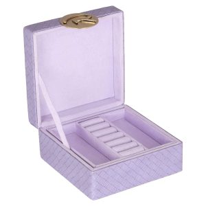 -JB-0078 - Jewellery box Joelle small (Purple)