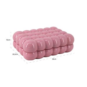 -JB-0083 - Storage box Cece pink big (Pink)