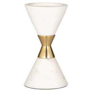 -KA-0279 - Candle holder Jurre (White)