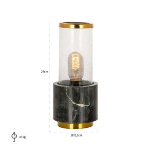 -LB-0175 - Table lamp Conan (Black/gold)