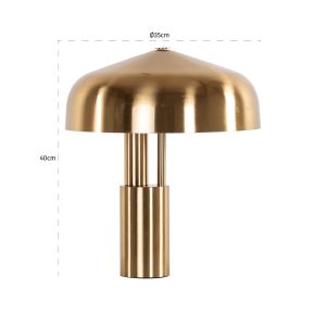 -LB-0185 - Table lamp Linzy brass (Brushed Gold)