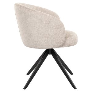 S4623 NATURAL MIAMI - Swivel chair Olivia natural miami (Miami 01 Natural)