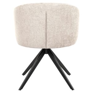 S4623 NATURAL MIAMI - Swivel chair Olivia natural miami (Miami 01 Natural)