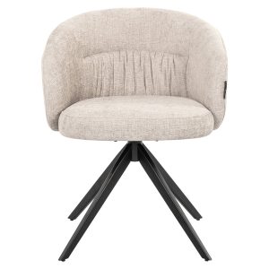 S4623 NATURAL MIAMI - Swivel chair Olivia natural miami (Miami 01 Natural)