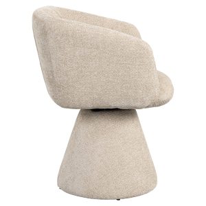 S4624 CREAM UNICORN - Swivel chair Madeline cream unicorn (Unicorn 11 cream)