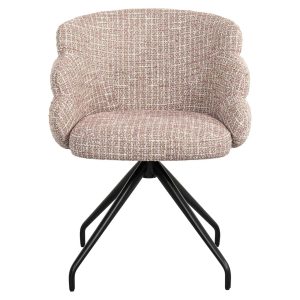 S4629 TRENDY ROSE - Swivel chair Kayla trendy rose (Be trendy 1673 rose)