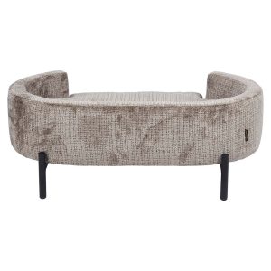 S4900 STONE CHENILLE - Pet bed Dolly stone chenille (Niagara 104 Stone Chenille)