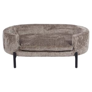 S4900 STONE CHENILLE - Pet bed Dolly stone chenille (Niagara 104 Stone Chenille)