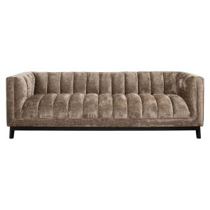 S5141 FR STONE CHENILLE - Sofa Beaudy stone chenille fire retardant (Niagara 104 Stone Chenille)