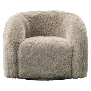 S5145 SAND YAKETY - Swivel lounge chair Arcus sand yakety (Yakety Yak Sand)