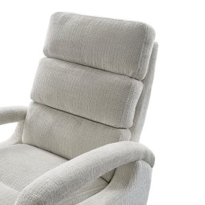 S5166 BEIGE CHENILLE - Swivel relax chair Denvi beige chenille (Niagara 902 beige)