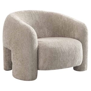 S5168 LOVELY BEIGE - Lounge chair Milania lovely beige (Be Lovely 170 Beige)