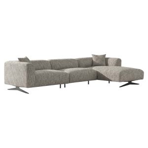 S5171 TRENDY NATURE - Sofa Hoxton 3-seater + lounge right (Be Trendy 01 Nature)