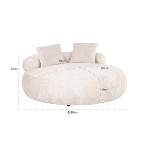 S5174 LOVELY CREAM - Daybed Tivola (Be Lovely 11 Cream)