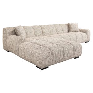 S5177 TRENDY NATURE - Sofa Hazel 3-seater + lounge left trendy nature (Be Trendy 01 Nature)