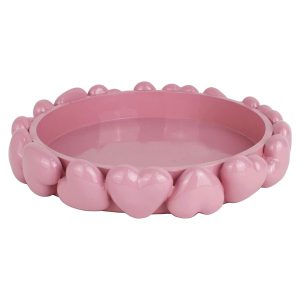 -TR-0029 - Tray Suzie hearts (Pink)