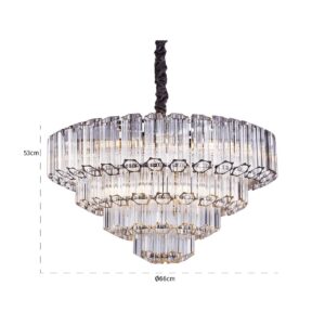 -HL-0166 - Chandelier Bece (Nikle Chrome)