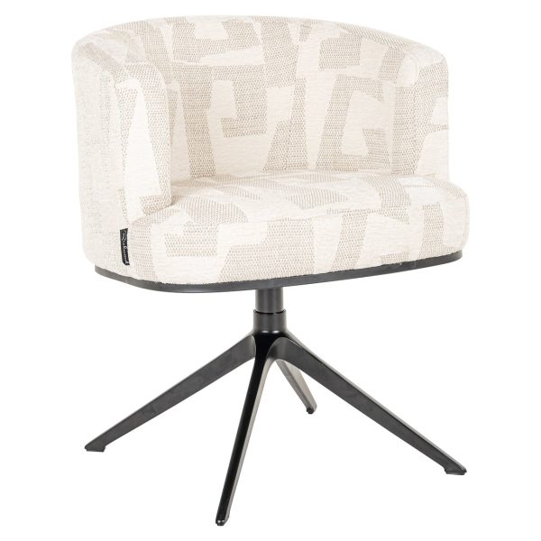 S4749 BEIGE GRAFFIC - Swivel chair Cheyenne beige graffic (Beige graffic)