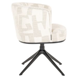 S4749 BEIGE GRAFFIC - Swivel chair Cheyenne beige graffic (Beige graffic)